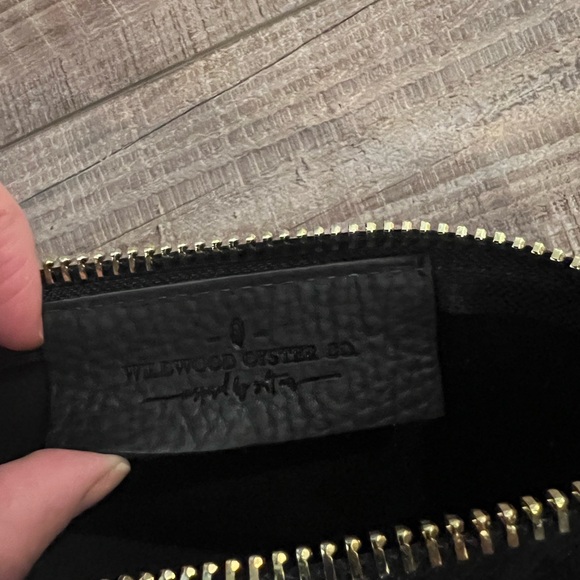 Wildwood Oyster Co. Clutch - Black with neon yellow wristlet. NWOT - Picture 3 of 5